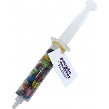 Syringe filled with Choc Beans 20g